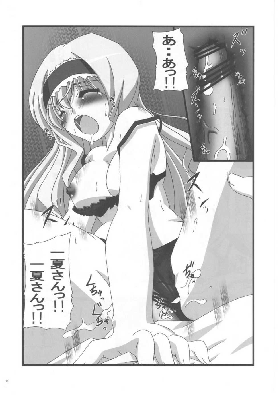 (ComiComi15) [C.R's NEST (C.R, Chouzetsu Yarou, Kebiishi)] Trinity Stratos (IS <Infinite Stratos>) - Page 21