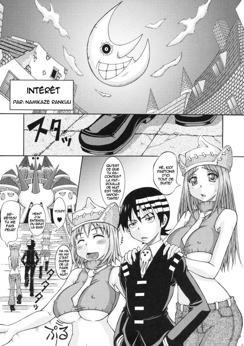 (C77) [Rabbit Labyrinth (Namikaze Rankuu,Yumura Hiroyuki)] RABI×2 3rd (Soul Eater) [French] - Page 4