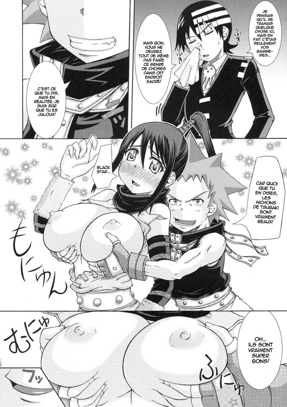 (C77) [Rabbit Labyrinth (Namikaze Rankuu,Yumura Hiroyuki)] RABI×2 3rd (Soul Eater) [French] - Page 7