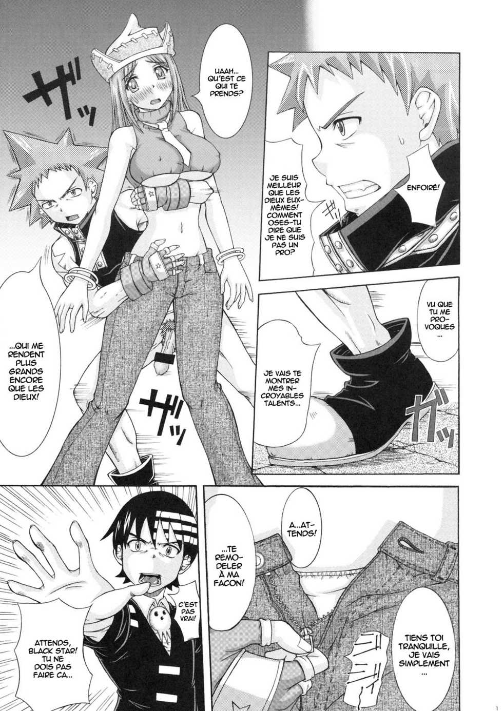(C77) [Rabbit Labyrinth (Namikaze Rankuu,Yumura Hiroyuki)] RABI×2 3rd (Soul Eater) [French] - Page 10
