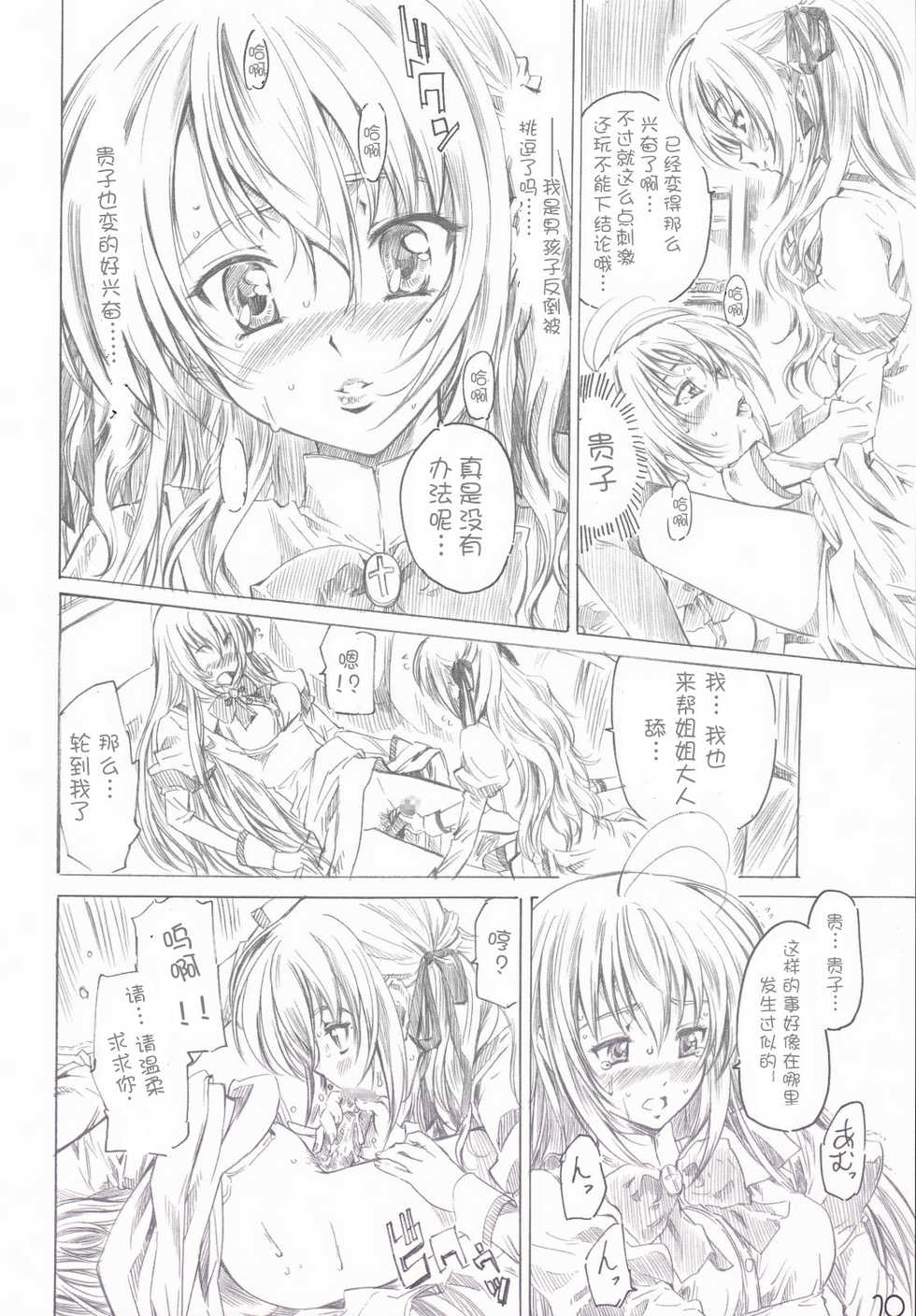(C71) [MARUTA-DOJO (MARUTA)] Otome wa Boku de nani shiteru (Otome wa Boku ni Koishiteru) [Chinese] [N·L·S汉化组] - Page 9