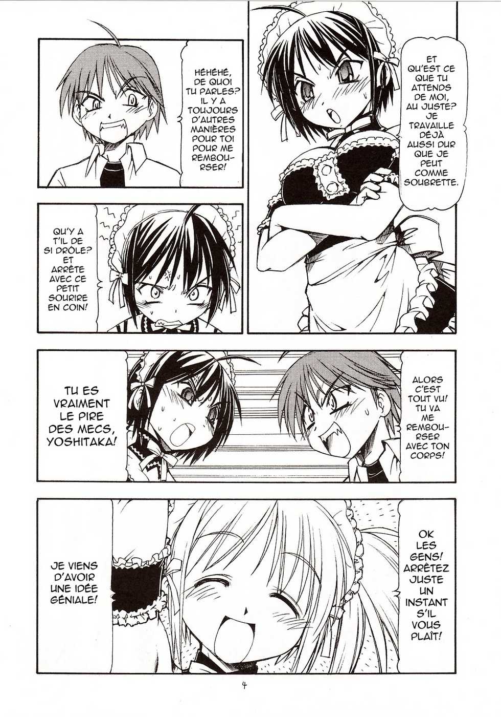 (C68) [Toraya (ITOYOKO)] Kore ga Kichiku na Goshujinsama (He is My Master) [French] - Page 5