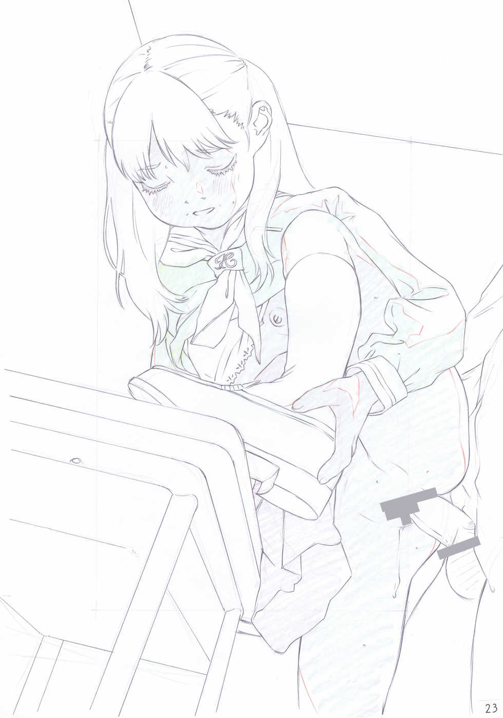 (C75) [Momonga Club (Hayashibara Hikari)] Rakugaki-s 13 ~Original Shoujo Enpitsu Genga shuu~ - Page 24