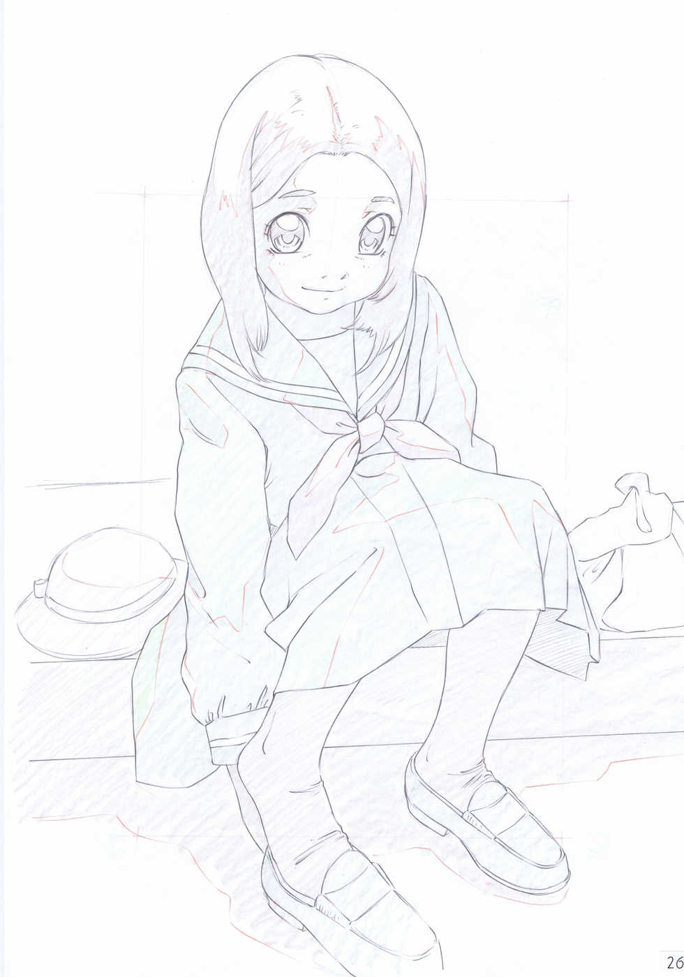 (C75) [Momonga Club (Hayashibara Hikari)] Rakugaki-s 13 ~Original Shoujo Enpitsu Genga shuu~ - Page 27