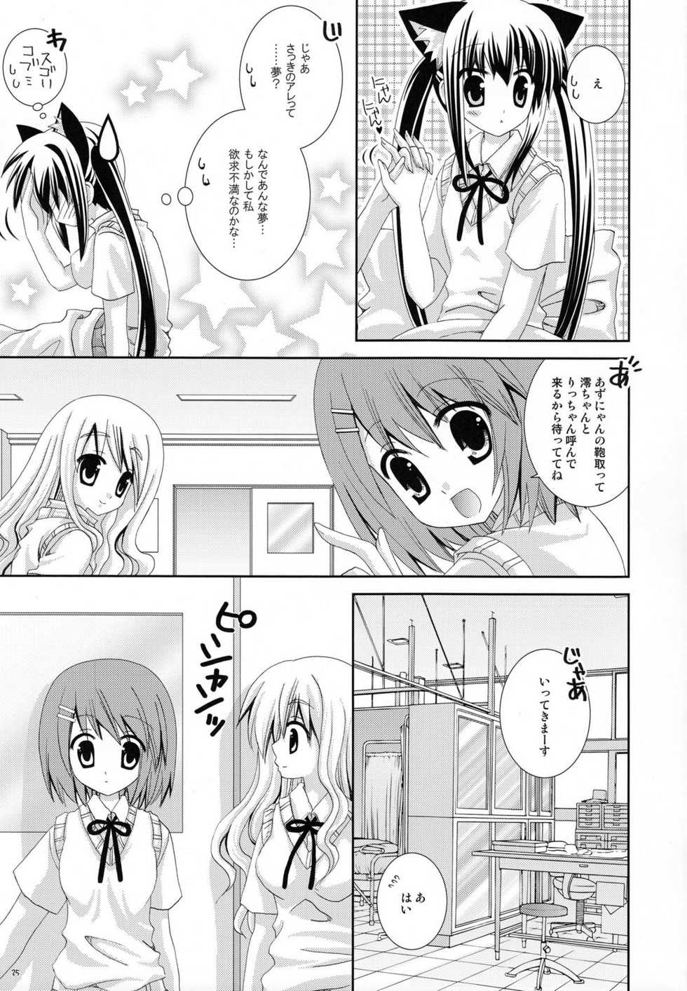 (C78) [Neko Kinryouku(Nekoneko)] Azunyannyan (K-ON!) - Page 24