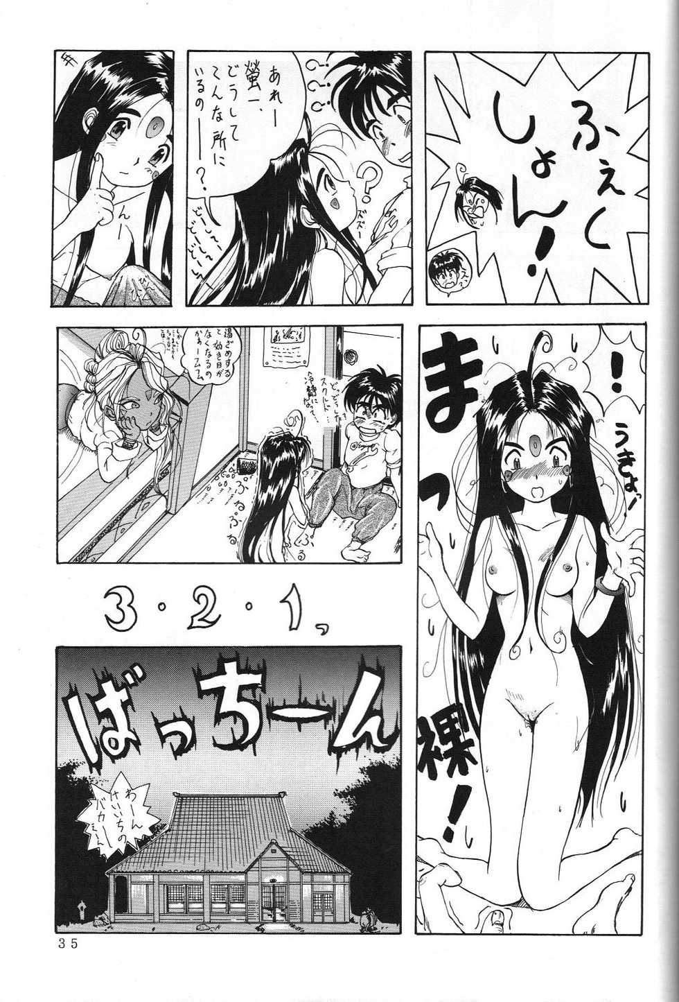 (C45) [Chimatsuriya Honpo (Honda Yoshie)] THE SECRET OF Chimatsuriya Vol. 5 (Ah! My Goddess) - Page 34