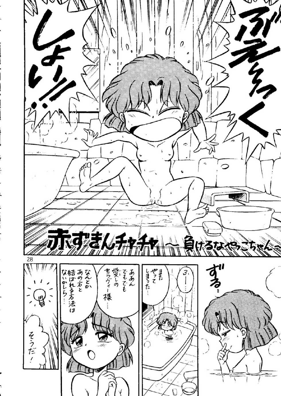 [doujinshi anthology] Harem Night (Akazukin Chacha, Nurse Angel Ririka SOS, Nadesico, Macross 7, Slayers, You're Under Arrest, Cutey Honey, Evangelion) - Page 28