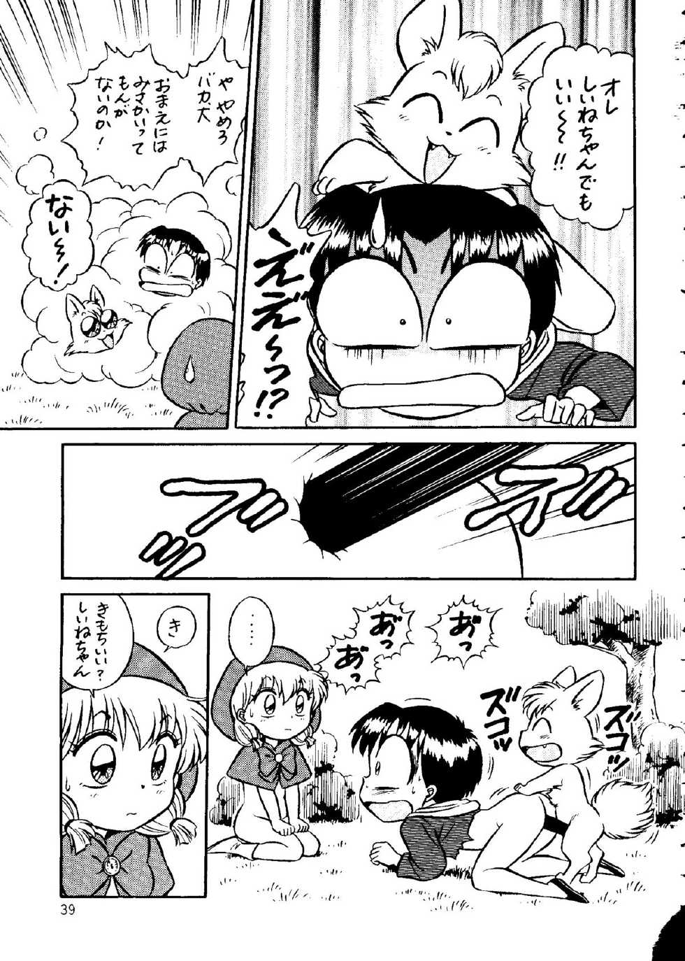 [doujinshi anthology] Harem Night (Akazukin Chacha, Nurse Angel Ririka SOS, Nadesico, Macross 7, Slayers, You're Under Arrest, Cutey Honey, Evangelion) - Page 39