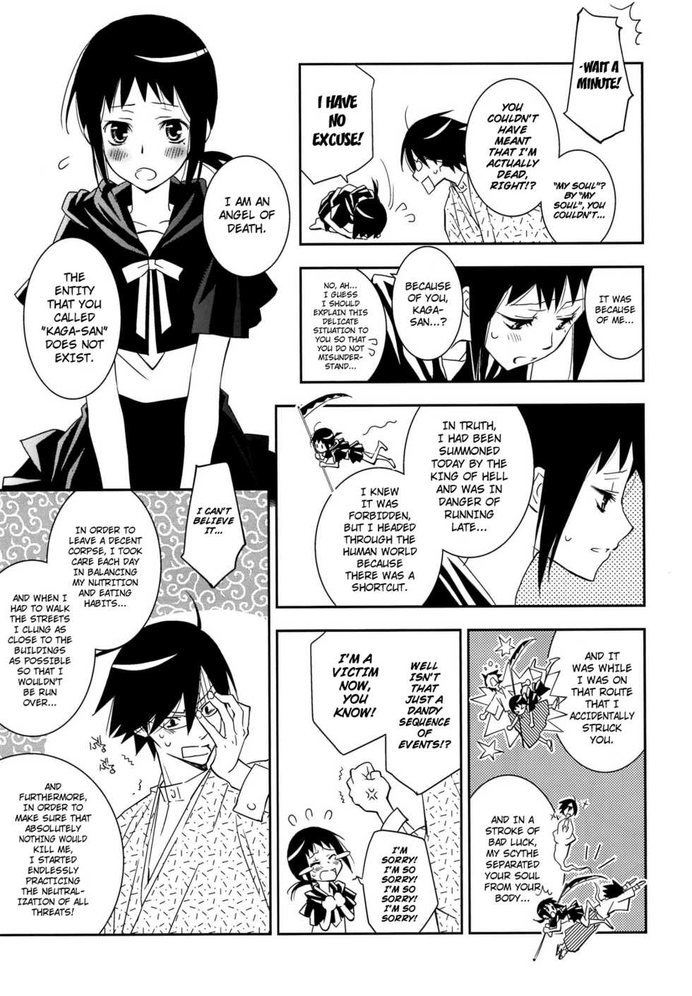 (C80) [Hitomaron (Setouchi Sumako)] Kagiana Gekijou Shoujo 10 | Keyhole Theater Girls 10 (Sayonara Zetsubou Sensei) [English] ==Strange Companions== - Page 7