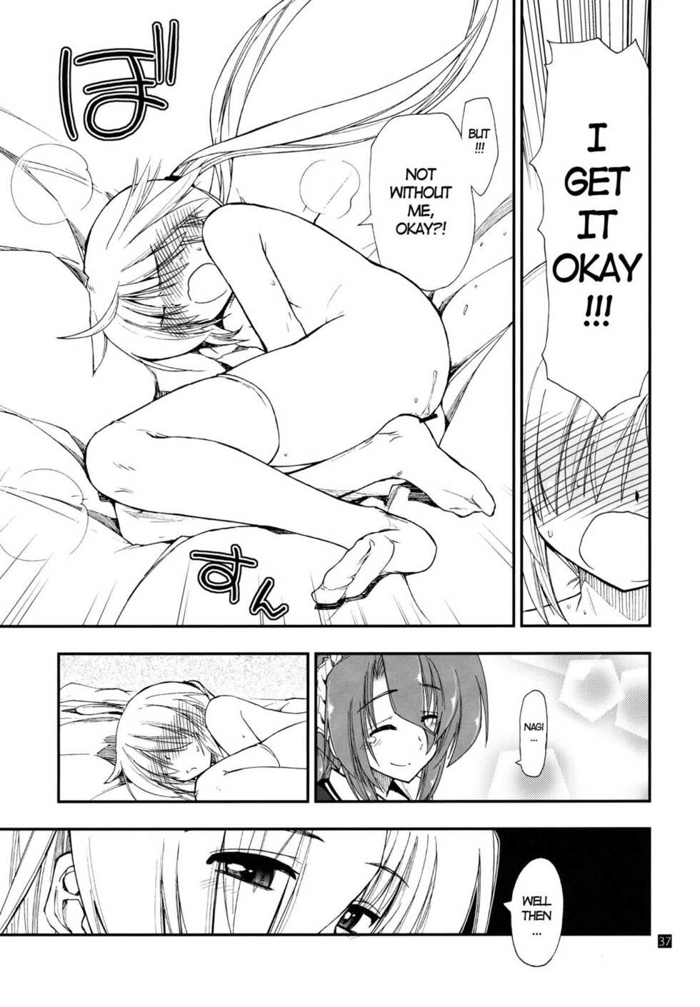 (C80) [GiriGiri Nijiiro (Kamino Ryu-ya)] Nanoda!!!!!! (Hayate no Gotoku) [English] [UNANIMAS] - Page 37