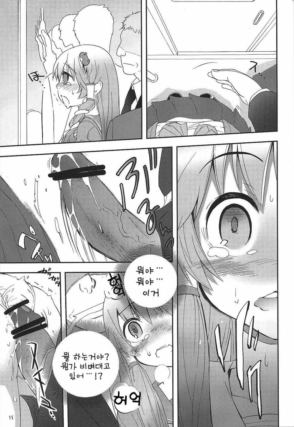 (COMIC1☆4) [Spicia (Kiritomo Koroha)] Tsuukan Densha Sanae | 통간 전철 사나에 (Touhou Project) [Korean] [팀☆면갤] - Page 14