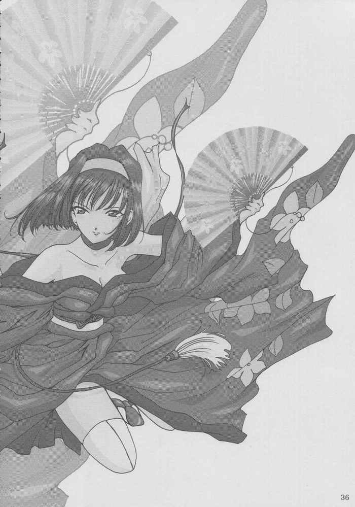 (CR33) [Huzinami Koubou (Huzinami Kaoru)] Maid Taisen Plus (Sakura Taisen 3) - Page 35