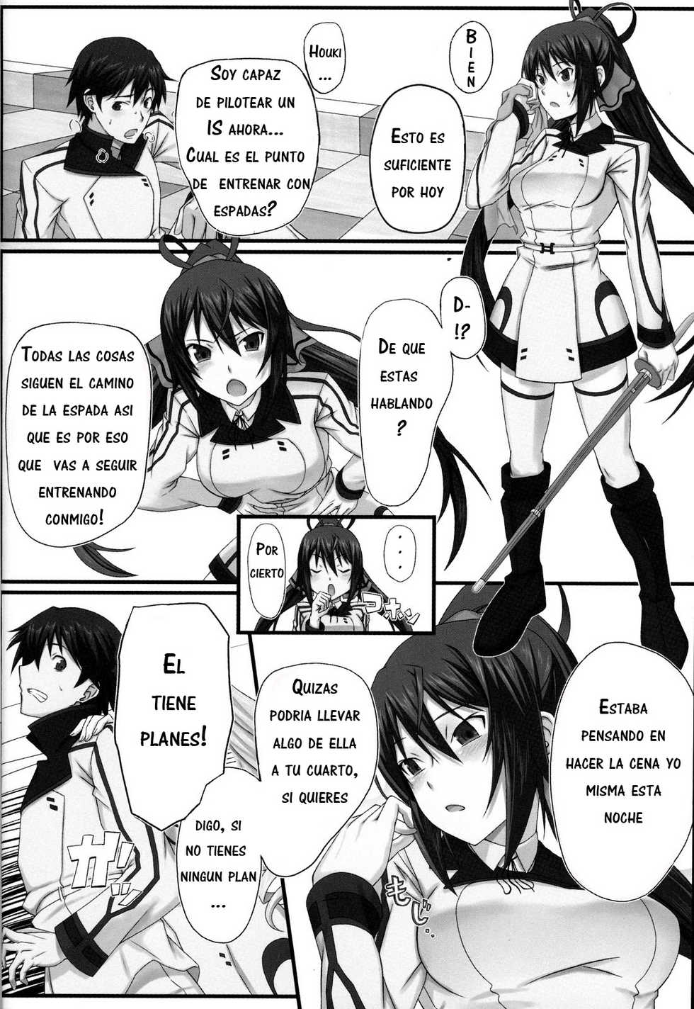 (COMIC1☆5) [Wonderful Life (Emanon)] Shinonono! (IS <Infinite Stratos>) [Spanish] [Afrodhi-SubDD] - Page 3