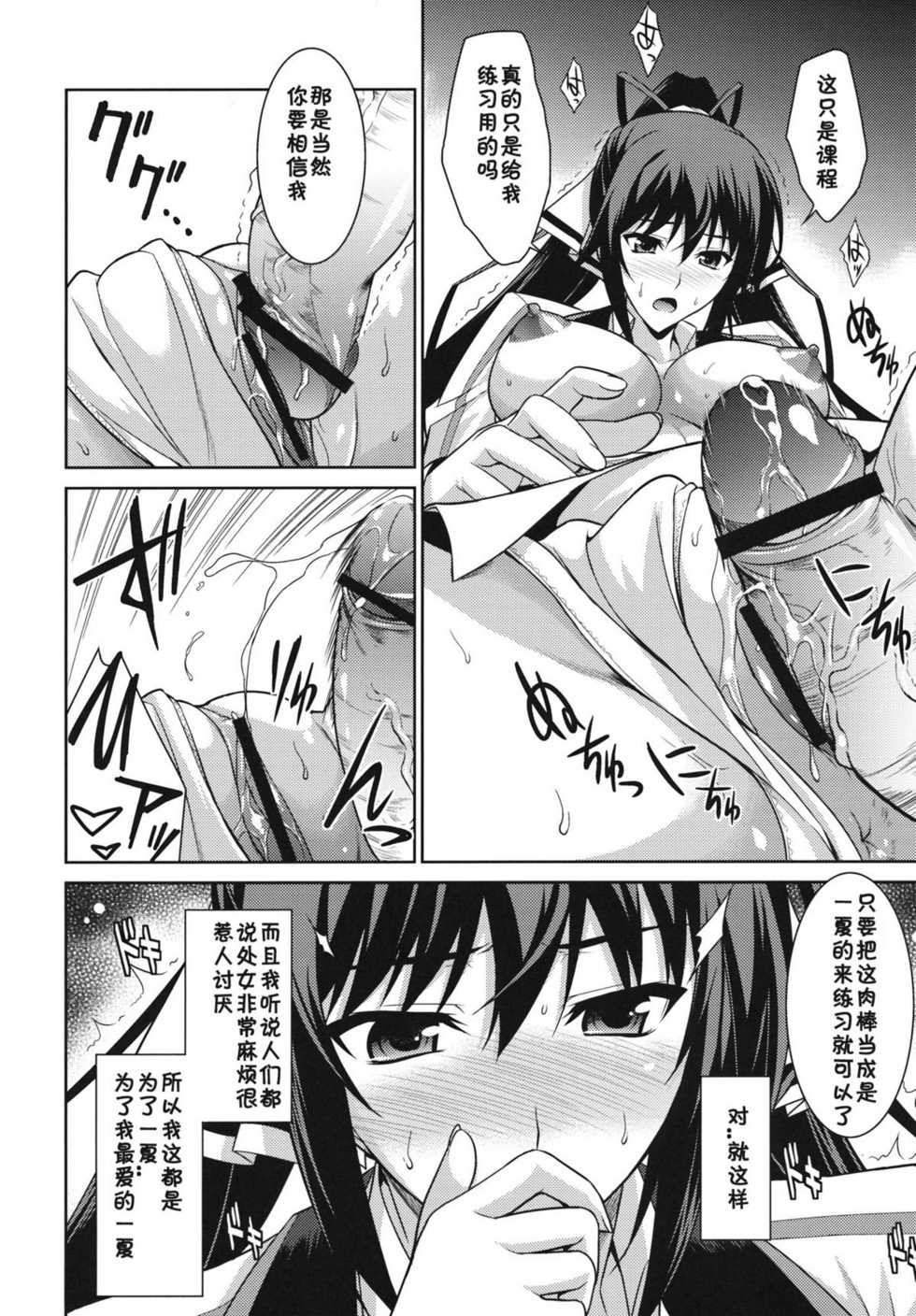 (C81) [Type-G (Ishikagi Takashi)] Broom on the Frontline (IS <Infinite Stratos>) [Chinese] [黑条汉化] - Page 14