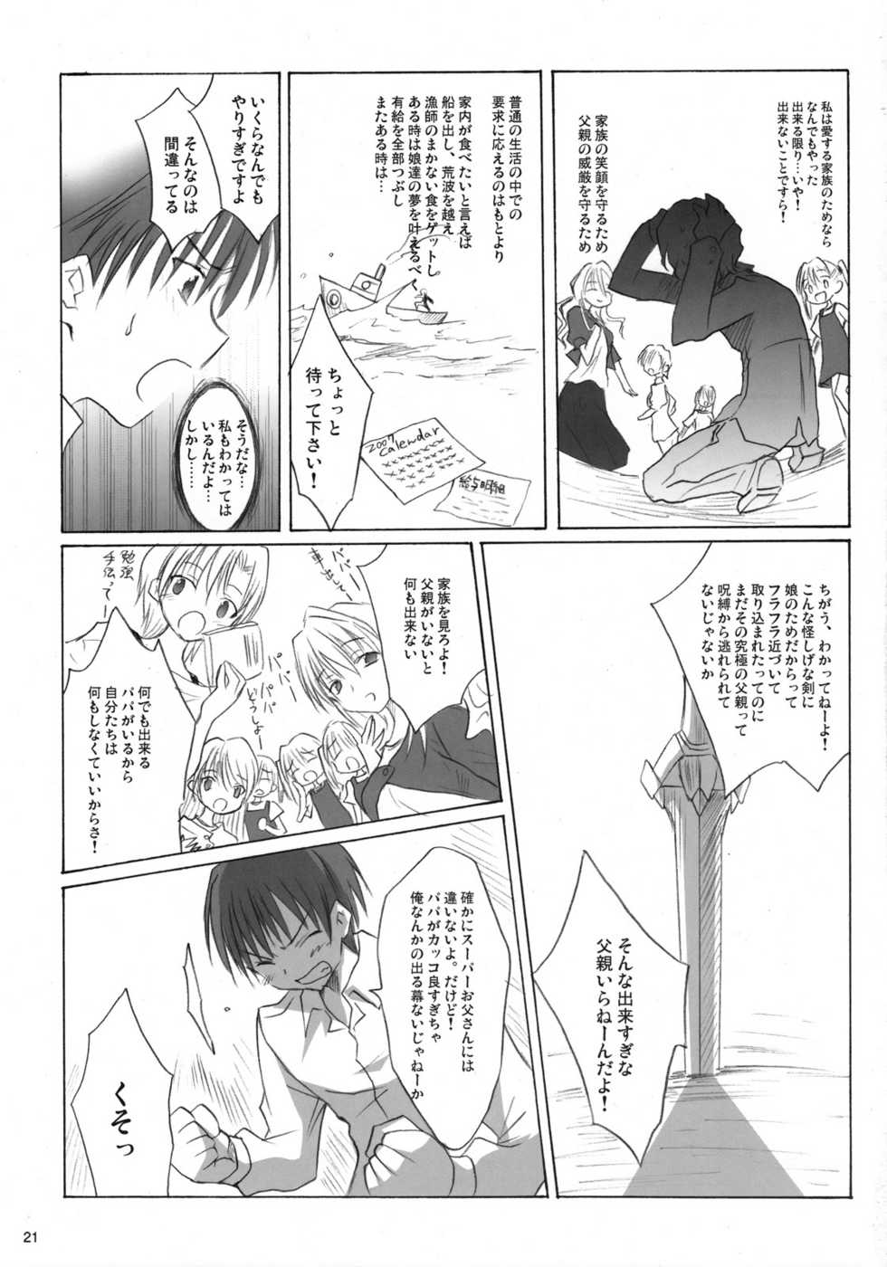 (C73) [Mizukidou (Mizuki Takehito)] My Brave Daddy - Page 20