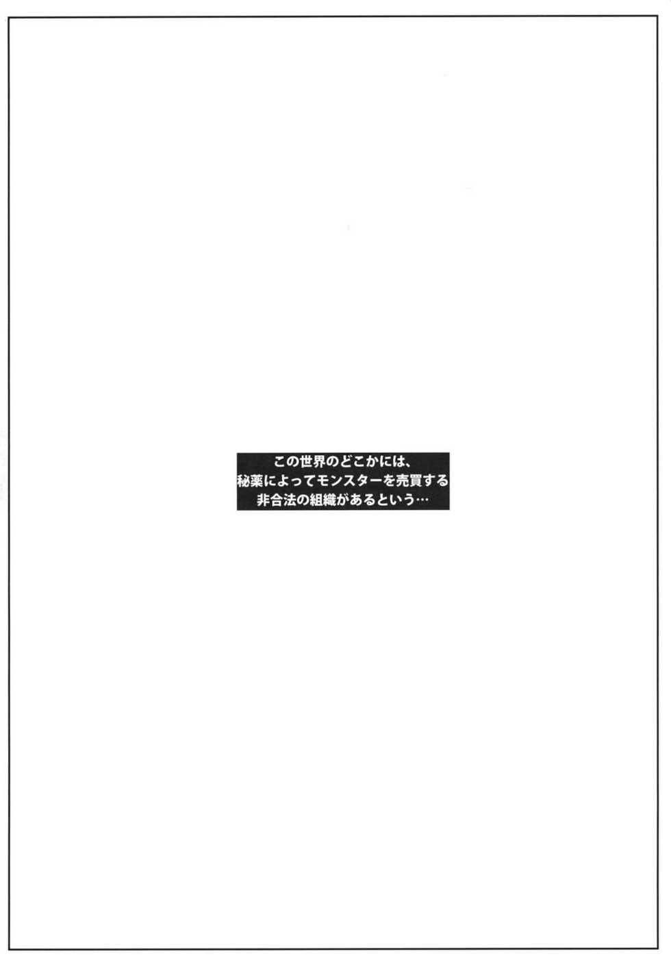 (C81) [VM500 (Kome)] Rioreia wo Aisuru Tame no 3-tsu no Houhou (Monster Hunter) - Page 3