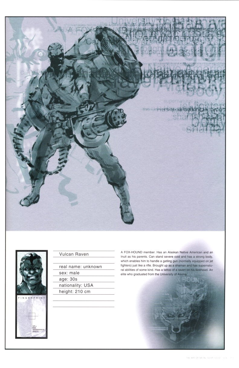 Metal Gear Solid 1.2 Artbook - Page 11