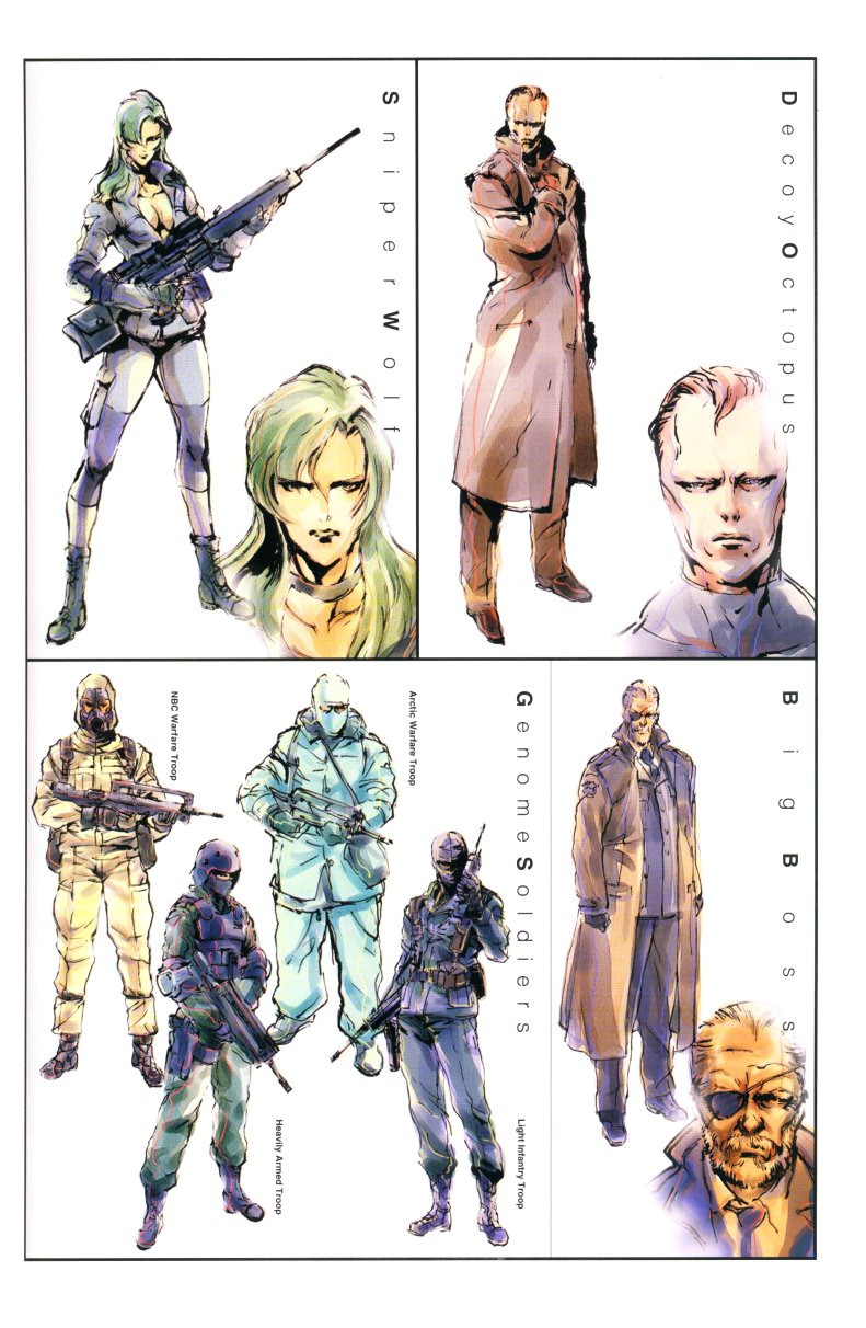 Metal Gear Solid 1.2 Artbook - Page 24