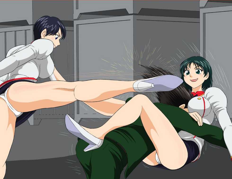 [The Nation of Head Scissors] vs Del mo ~Onnanoko ni Shimekorosaretai~ (Agent Aika) - Page 2