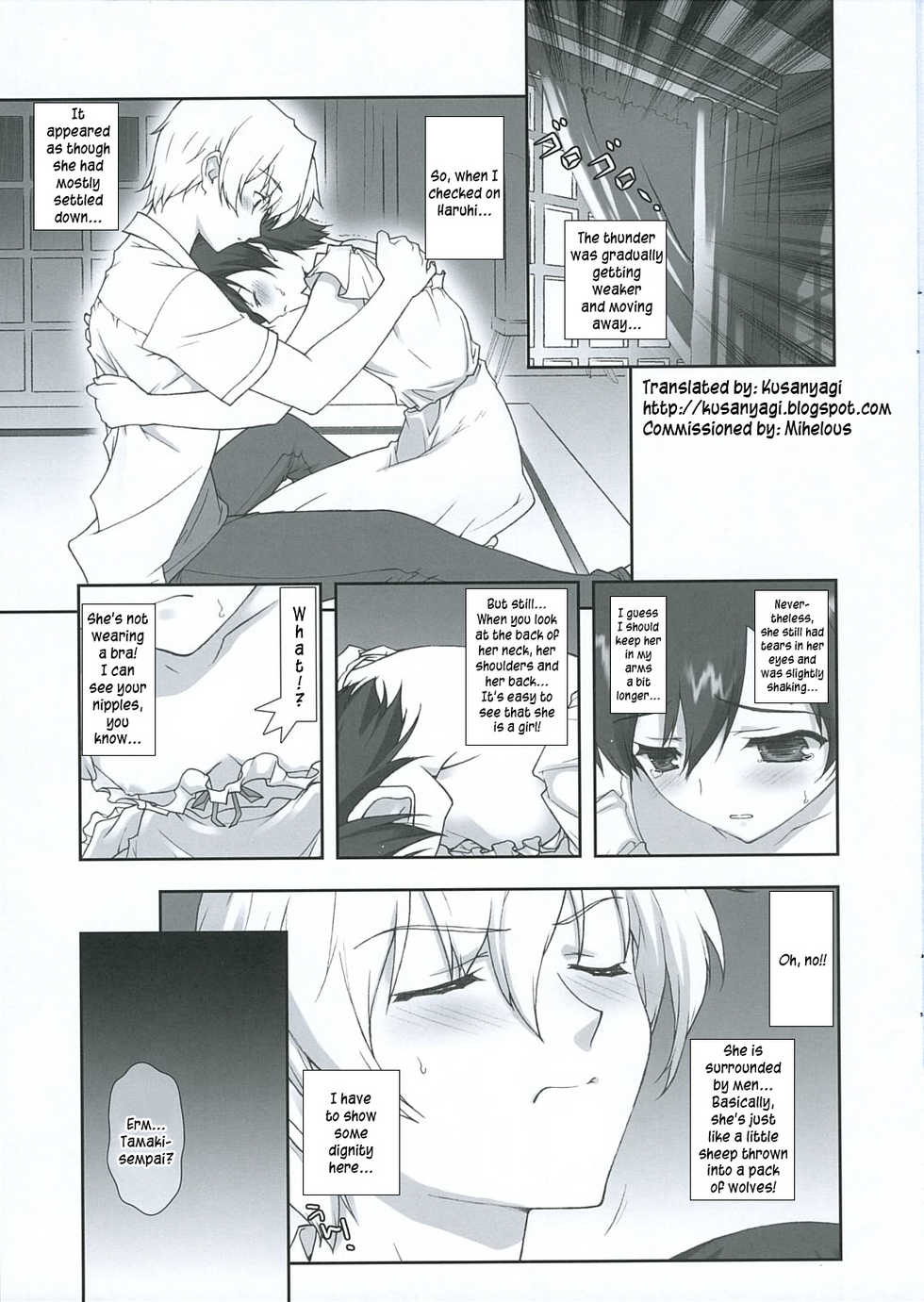 (SC32) [Renai Mangaka (Naruse Hirofumi)] Ouran Koukou Host-bu Fan Club (Ouran High School Host Club) [English] [Kusanyagi] - Page 3