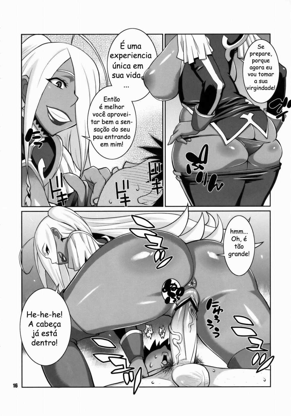 (C75) [TETRODOTOXIN (Nise Kurosaki)] Machina & Garnet to Toshikoshi SEX Zanmai (Dragonaut) [Portuguese-BR] [HentaiPie] - Page 15