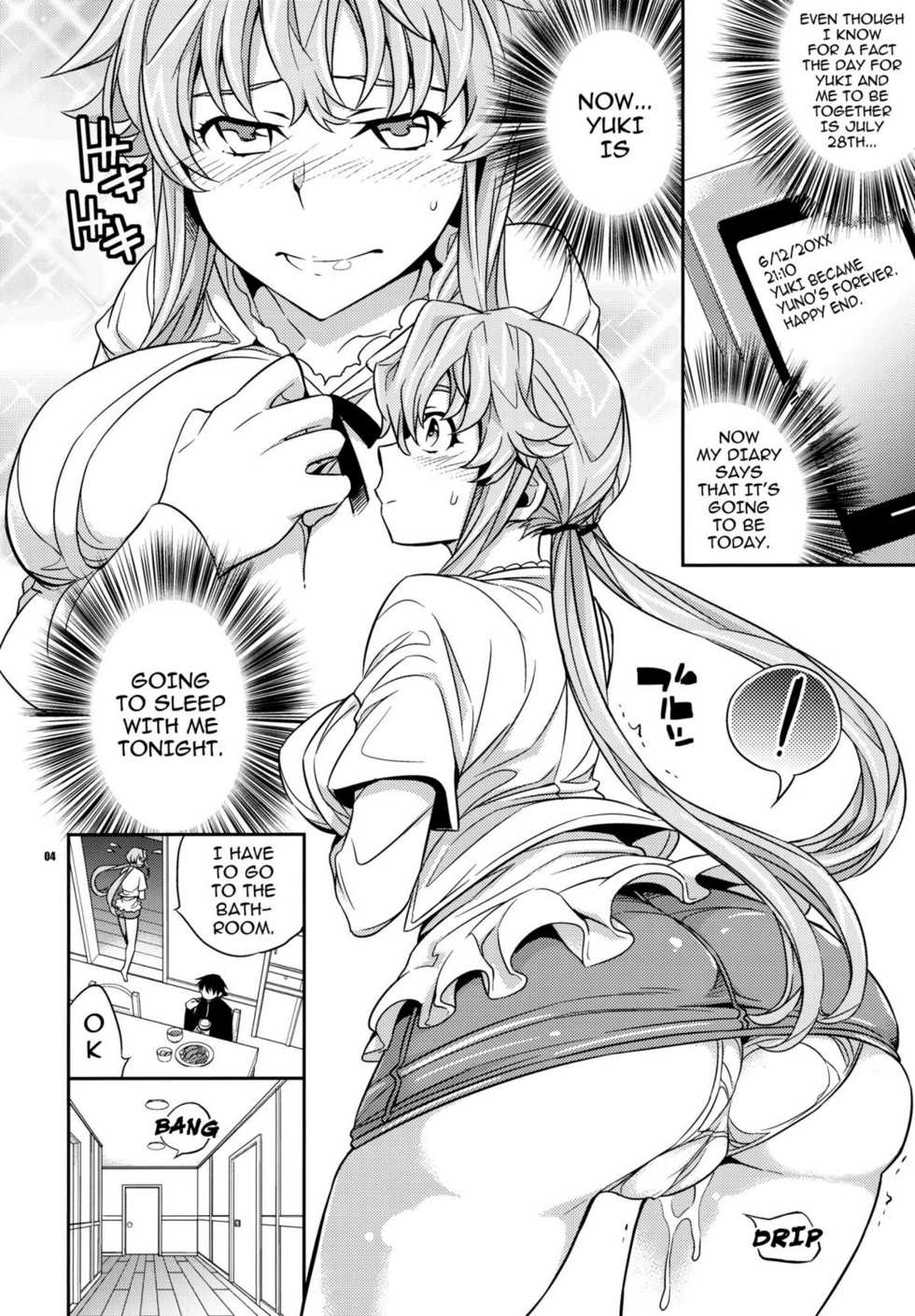 (C81) [Crazy9 (Ichitaka)] Yuki Yuno Ai no Mirai Nikki + 2011 Winter Omake (Mirai Nikki) [English] [darknight] - Page 3