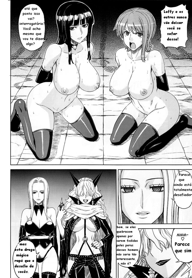 (C77) [Choujikuu Yousai Kachuusha (Denki Shougun)] MEROMERO GIRLS 2 MUGIWARA GIRLS SIDE (One Piece) [Portuguese-BR] [hedivandro] - Page 5