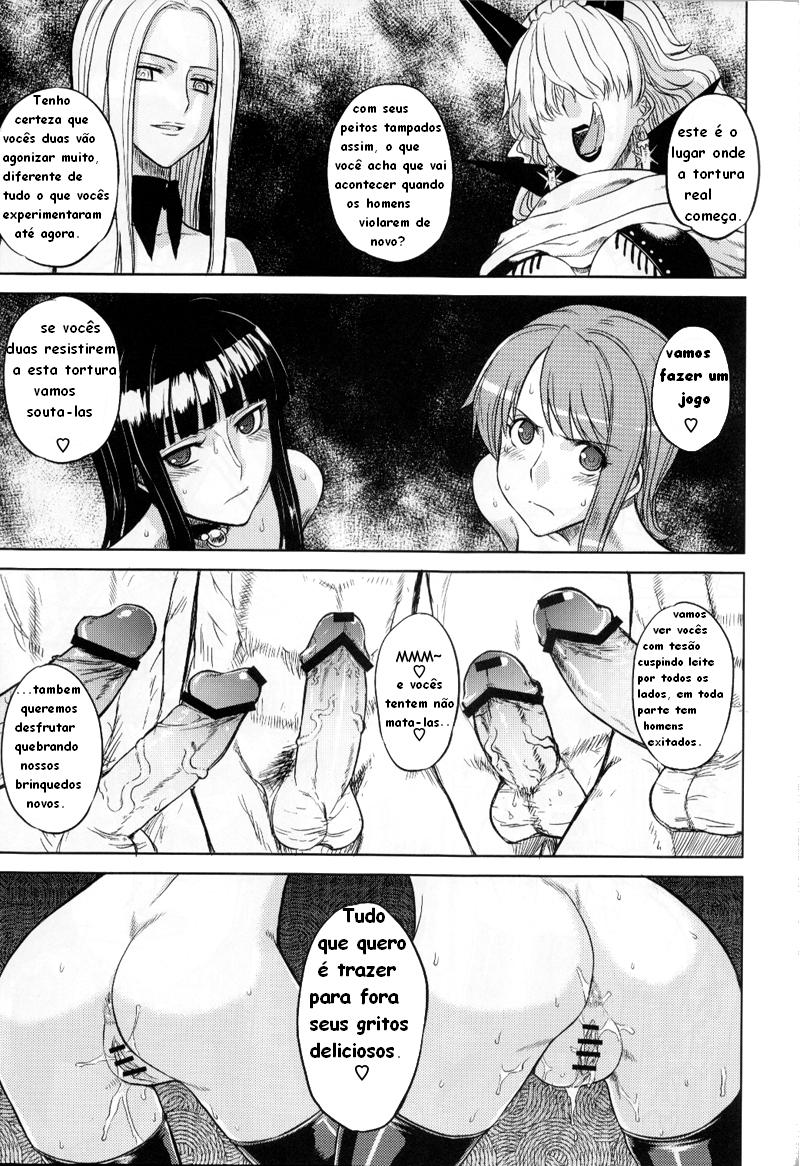 (C77) [Choujikuu Yousai Kachuusha (Denki Shougun)] MEROMERO GIRLS 2 MUGIWARA GIRLS SIDE (One Piece) [Portuguese-BR] [hedivandro] - Page 12