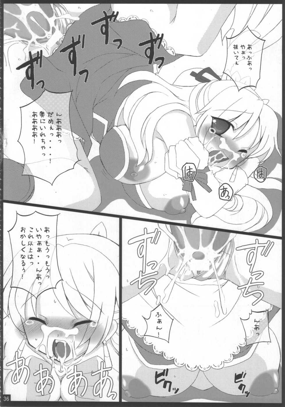 (C68) [Various (Various)] Doki! Onnadarake No Shinra Taikai (Shinrabanshou Choco) - Page 37