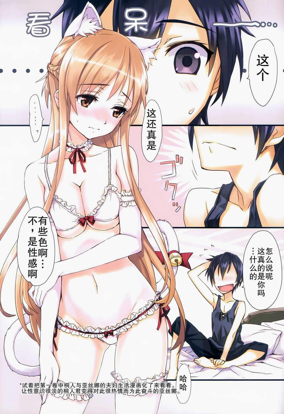 (C81) [ASTRO CREEP (Matsuryu)] Sword Art Extra Junbi-gou (Sword Art Online) [Chinese] [空気系★汉化] - Page 4