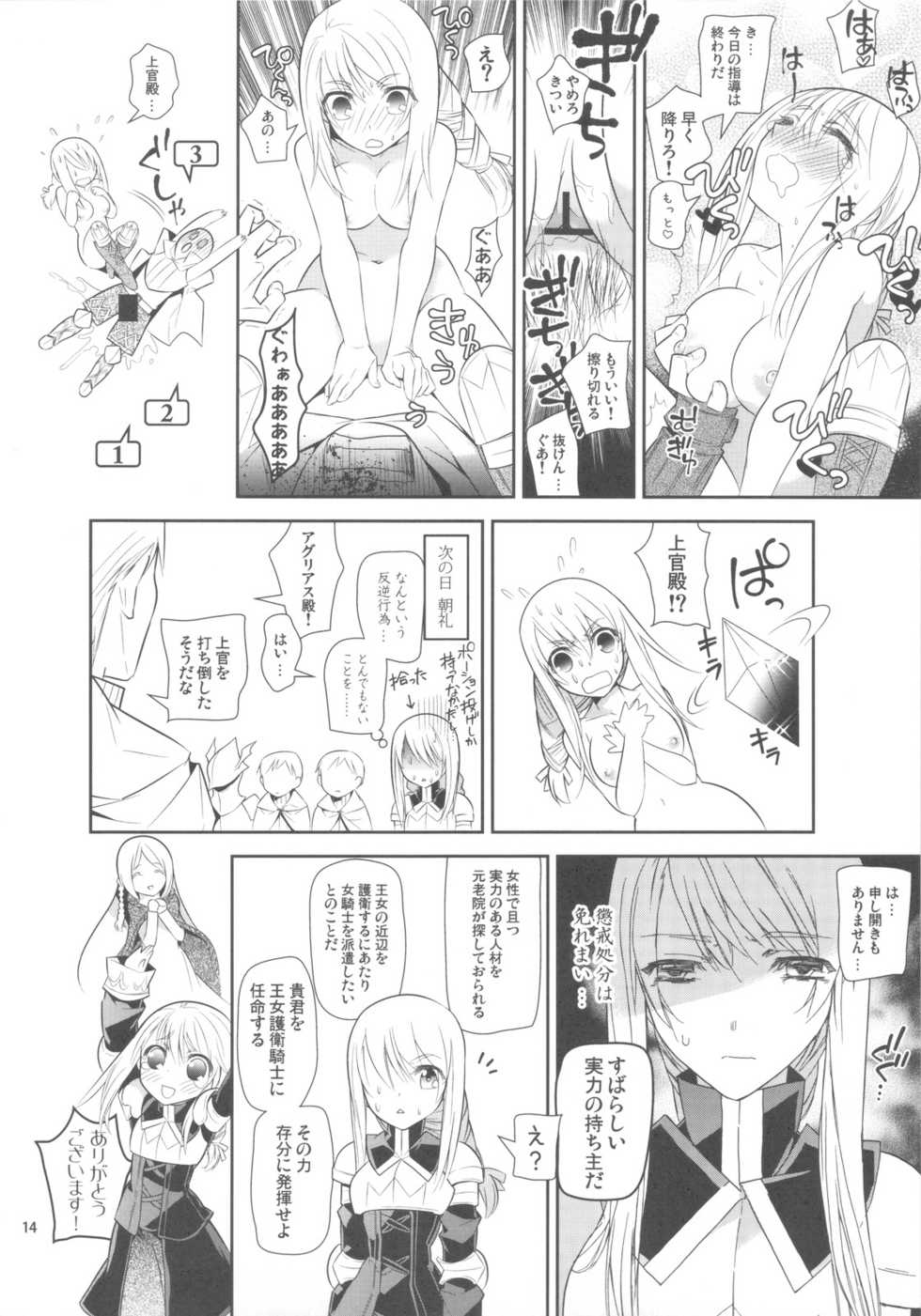 (C81) [Annin (Tooka)] Agrias-san wo Buka ni Shite Ijimetai (Final Fantasy Tactics) - Page 13