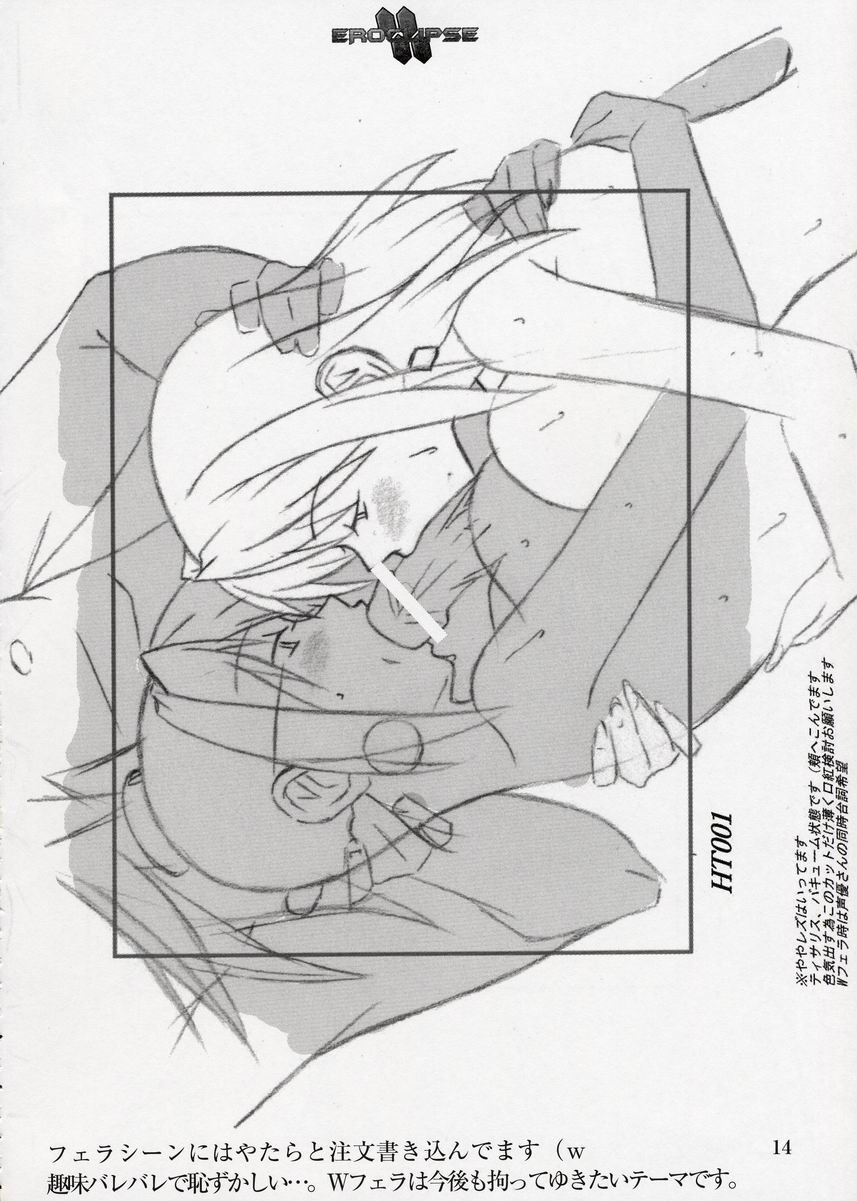 (C64) [StudioSPT (Kakenashi, Maihime)] Eroclipse ECLIPSE Genga & Rough Shuu & Omake - Page 15