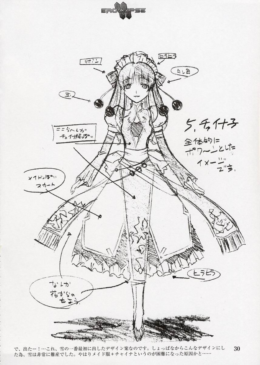 (C64) [StudioSPT (Kakenashi, Maihime)] Eroclipse ECLIPSE Genga & Rough Shuu & Omake - Page 31