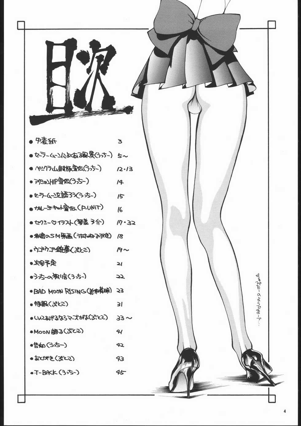 (C43) [MALEVOLENT KREATION, Takashimada Store (Kotobuki Tsukasa)] Geki Kuukan Excite Hon Series 3 - Sailor Moon Hon (Bishoujo Senshi Sailor Moon) - Page 3