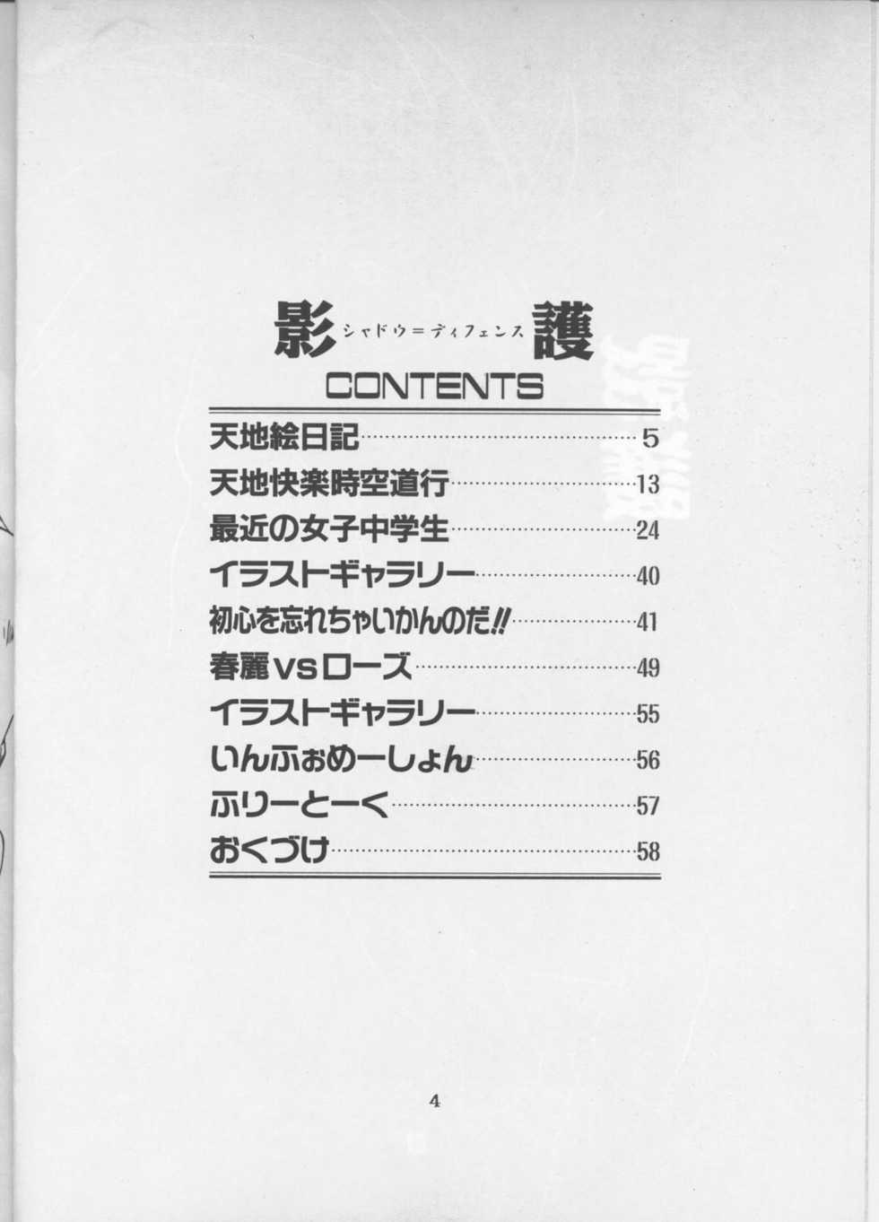 (CR18) [Tail of Nearly (Wakabayashi)] Shadow=Defence (Various) - Page 3
