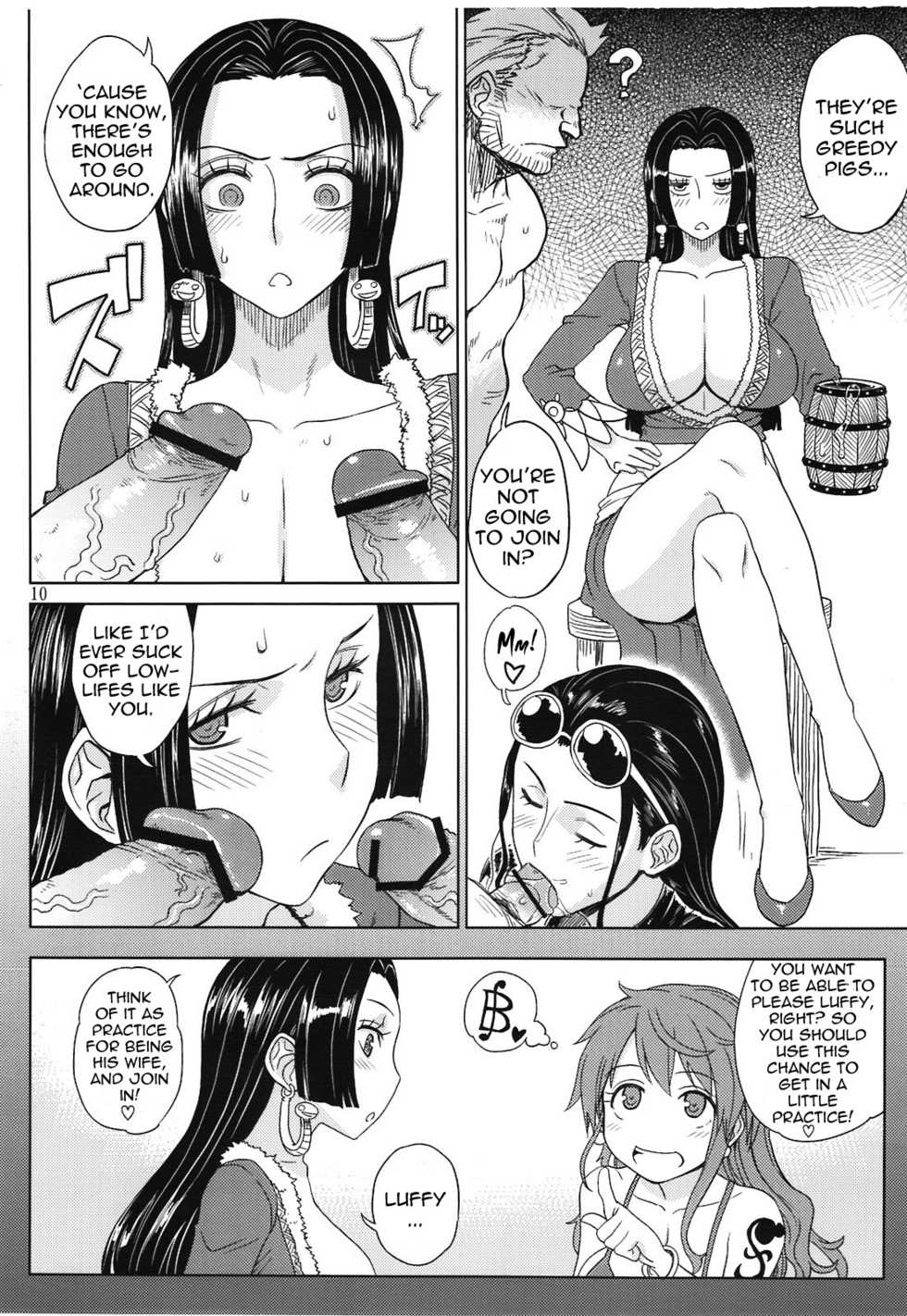 (C81) [Choujikuu Yousai Kachuusha (Denki Shougun)] MEROMERO GIRLS NEW WORLD (One Piece) [English] {doujin-moe.us} - Page 9