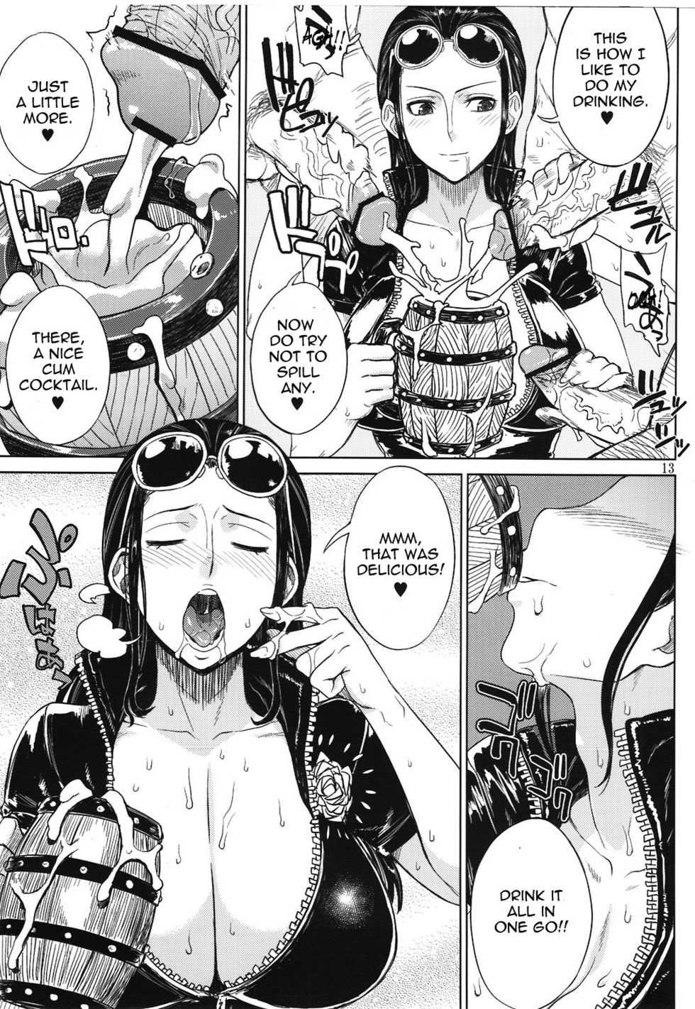 (C81) [Choujikuu Yousai Kachuusha (Denki Shougun)] MEROMERO GIRLS NEW WORLD (One Piece) [English] {doujin-moe.us} - Page 12