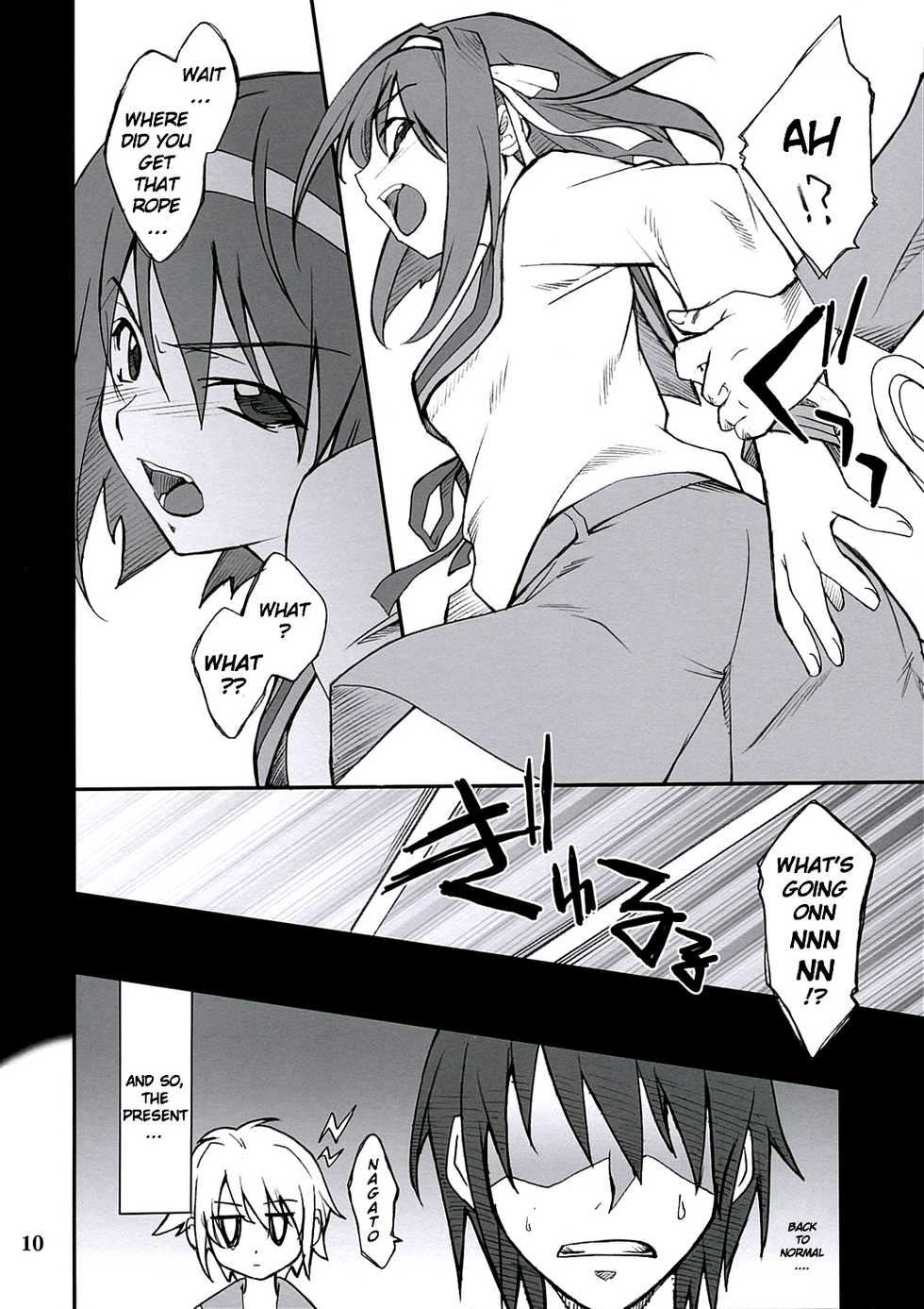 (ComiComi10) [P.Forest (Hozumi Takashi)] Mousou Desho Desho? (Suzumiya Haruhi no Yuuutsu) [English] [EHCOVE] - Page 11