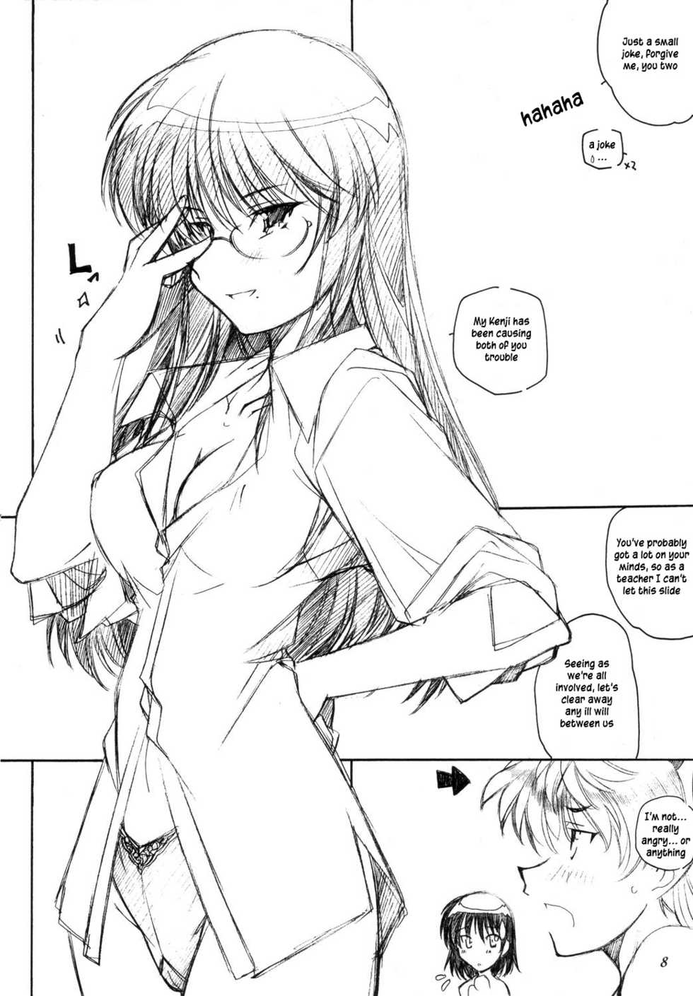 (C67) [Maruarai (Arai Kazuki)] Benkyou no Jikan | Study Time (School Rumble) [English] [nandeyanen, PeopleDon'tDanceNoMore] - Page 7