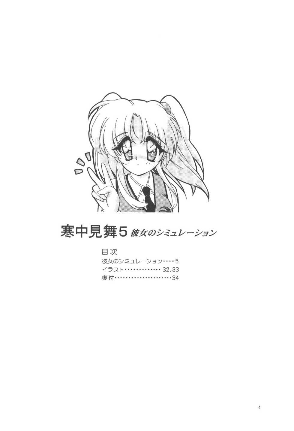 (C53) [Kanchuumimai (MK-O)] Kanchuu Mimai 5 Kanojo No Simulation (Martian Successor Nadesico) - Page 3
