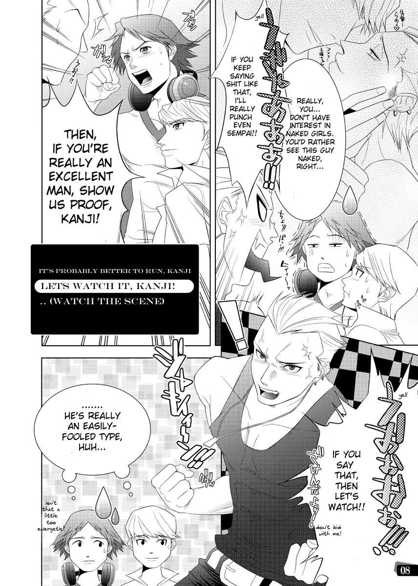 [Kinokotei (Nekotsuki Izumi)] Otoko no Kunshou (Persona 4) [English] - Page 6