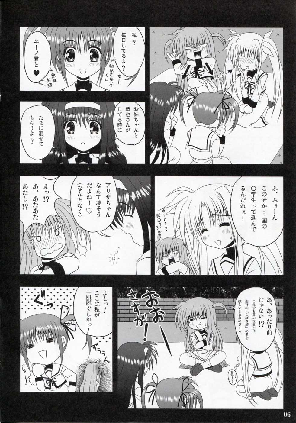 (SC35) [Noritama-gozen (Noritama)] Feel the Wind (Mahou Shoujo Lyrical Nanoha) - Page 5