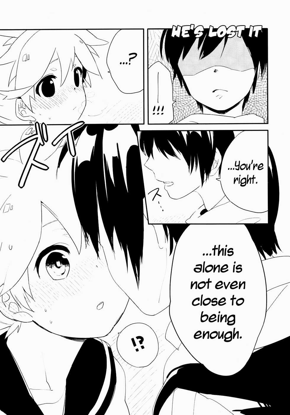 (Shota Scratch 15) [Uruudoshi (Uru)] Len-kun Pero Pero!! (VOCALOID) [English] =Short Wharf= - Page 16