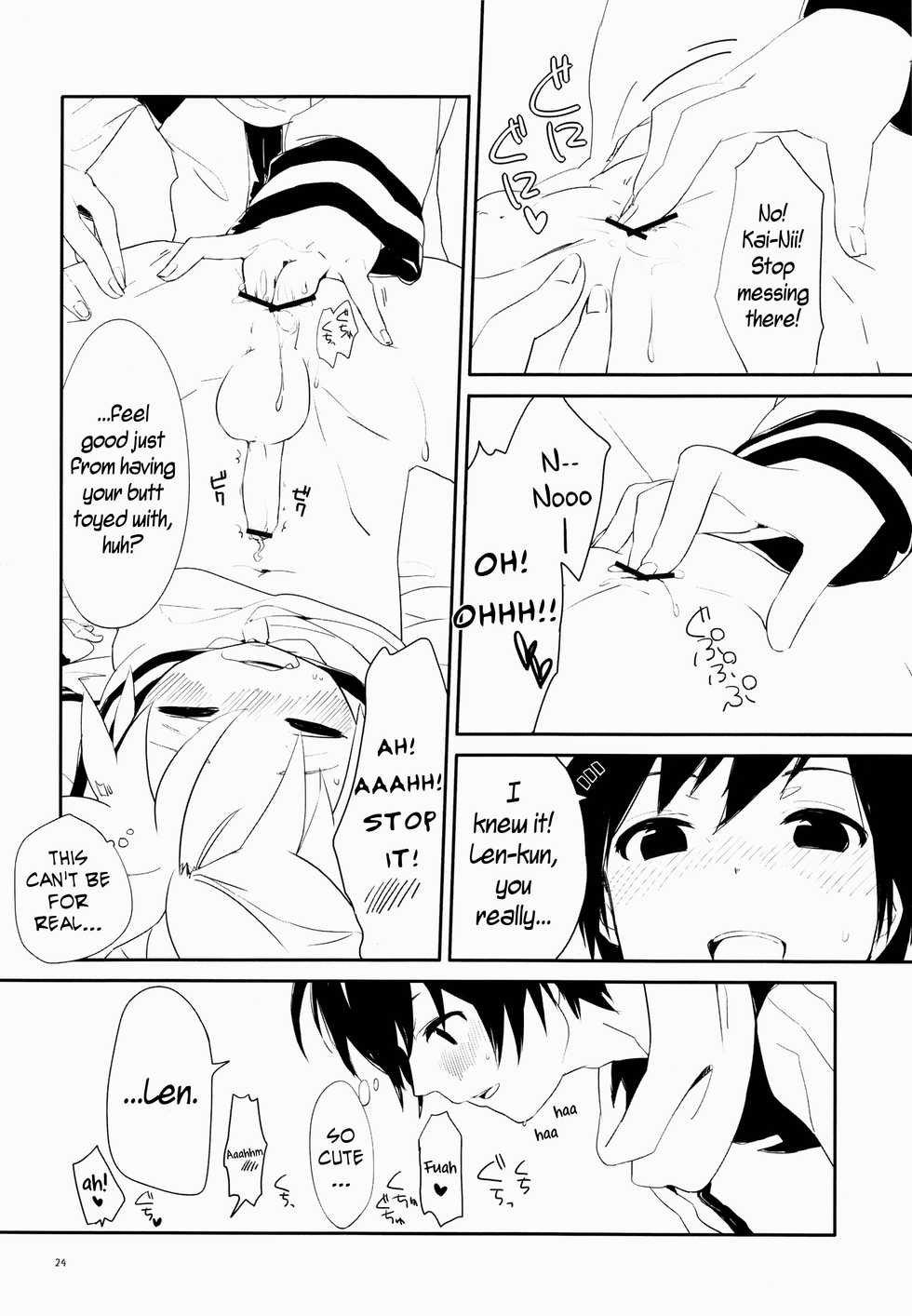 (Shota Scratch 15) [Uruudoshi (Uru)] Len-kun Pero Pero!! (VOCALOID) [English] =Short Wharf= - Page 23