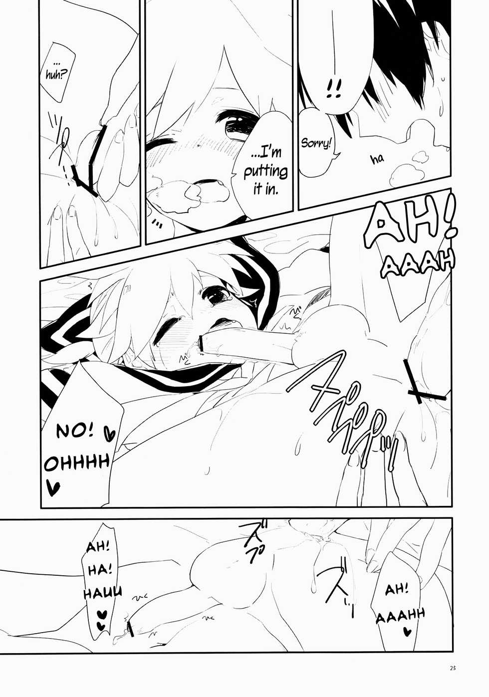 (Shota Scratch 15) [Uruudoshi (Uru)] Len-kun Pero Pero!! (VOCALOID) [English] =Short Wharf= - Page 24
