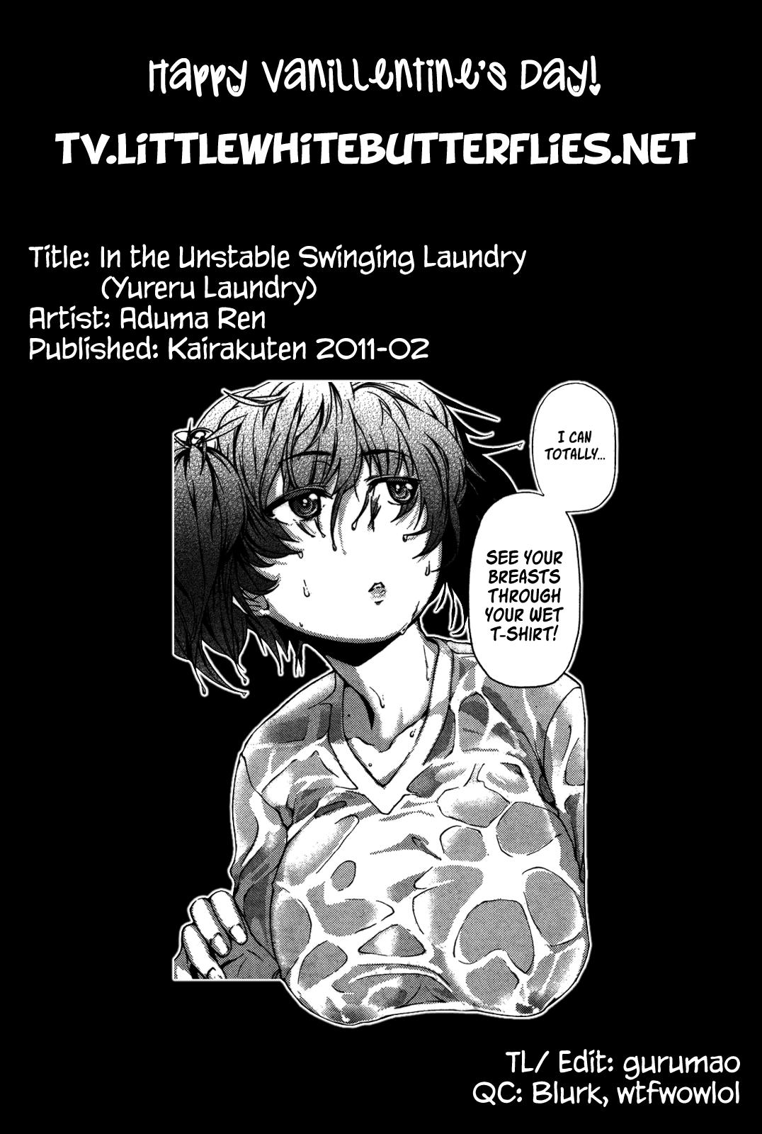 [Aduma Ren] In the Unstable Swinging Laundry [COMIC Kairakuten 2011-02] [ENG] =TV= - Page 21