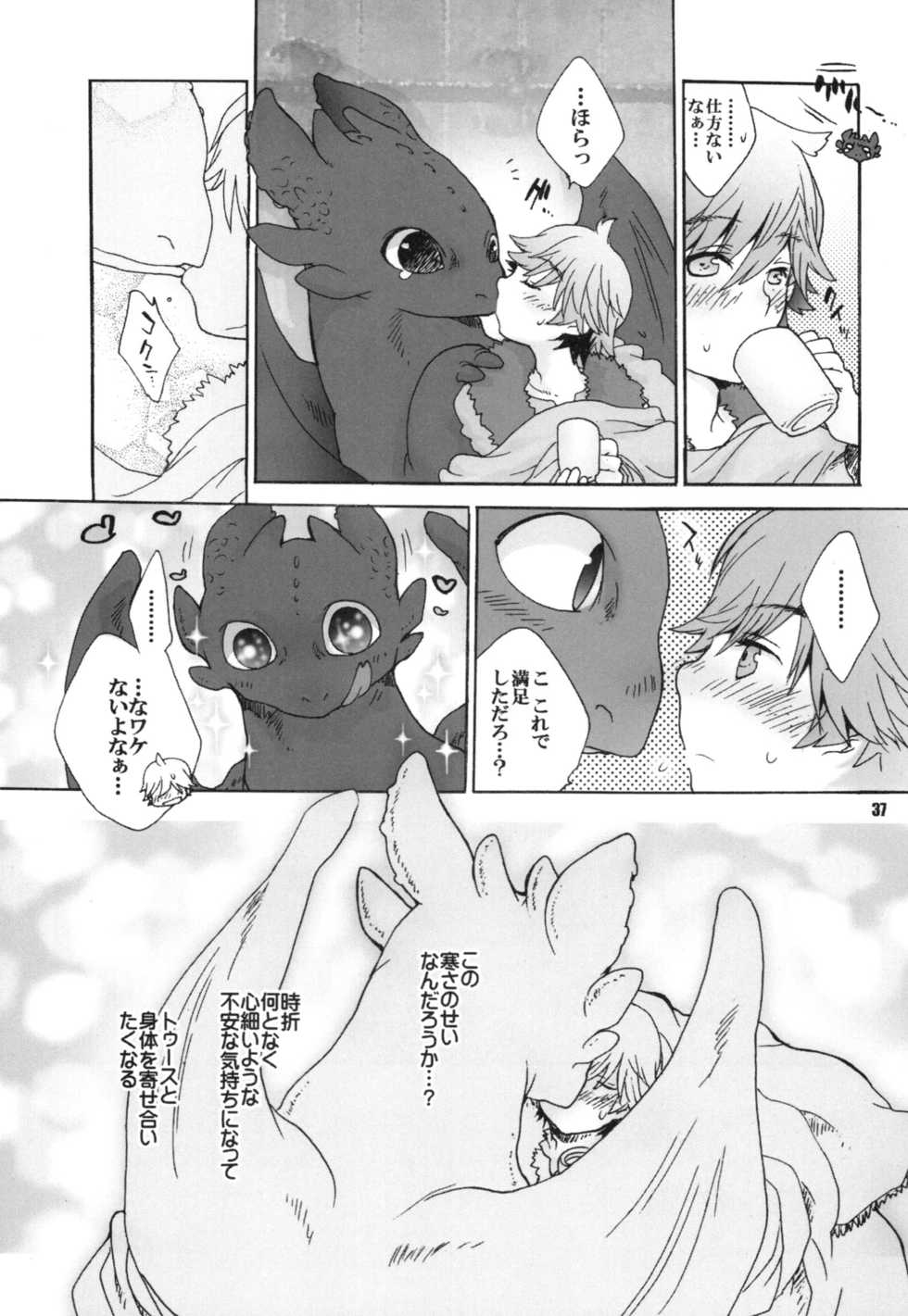(Fur-st 2) [Kon'na Tokoro no Kin'niku made Kitaeru nante... (Sugoi Kin'niku)] BEST PARTNER Soushuuhen (How to Train Your Dragon) - Page 36