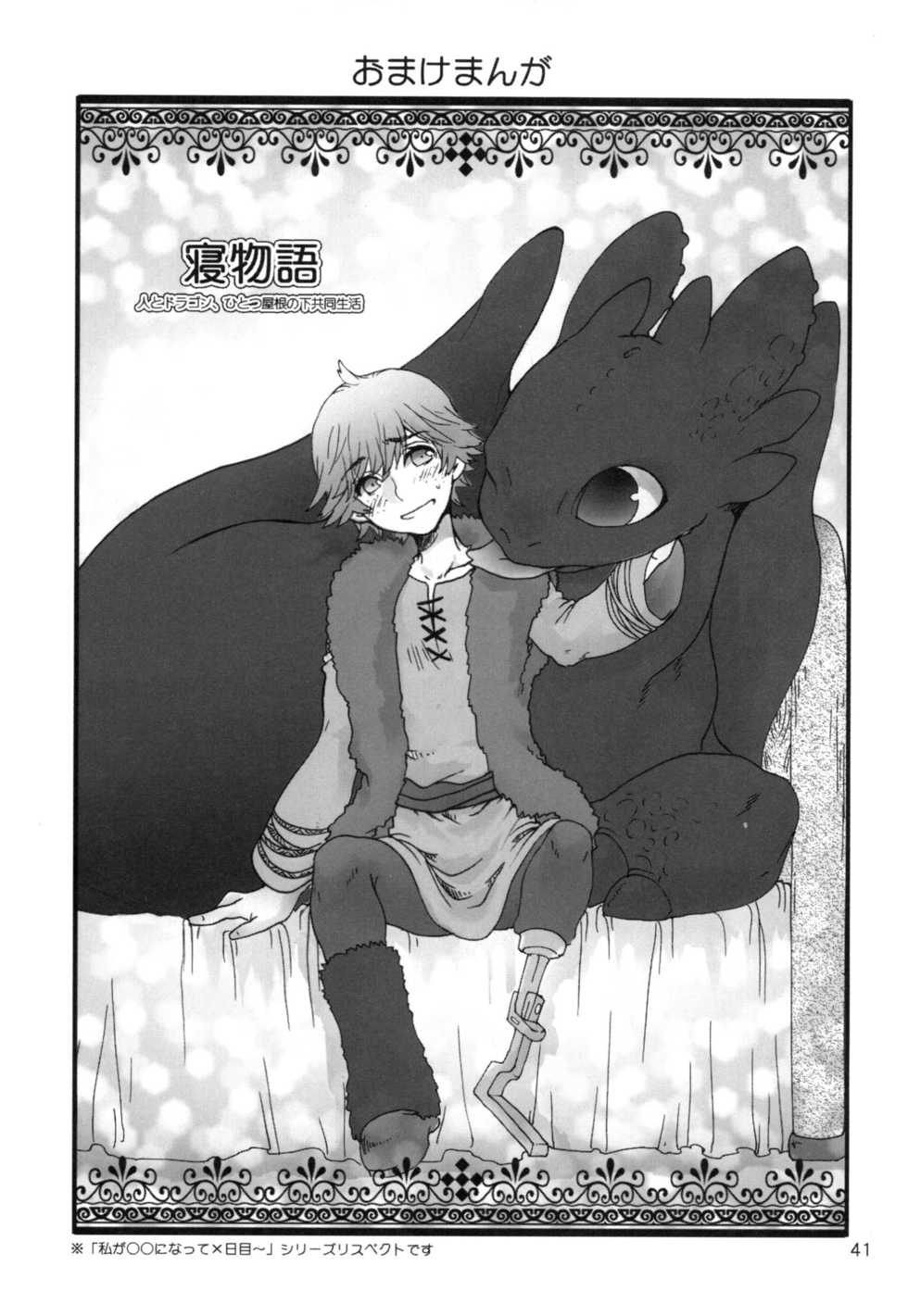 (C80) [Kon'na Tokoro no Kin'niku made Kitaeru nante... (Sugoi Kin'niku)] BEST PARTNER4 (How to Train Your Dragon) - Page 40