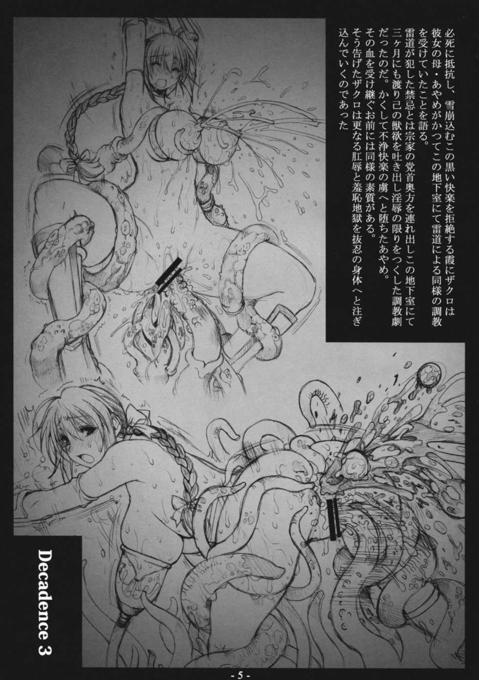 (C81) [Wolkenkratzer (Bontenkarasu, Erect Sawaru)] Decadence 3 (Dead or Alive) - Page 4