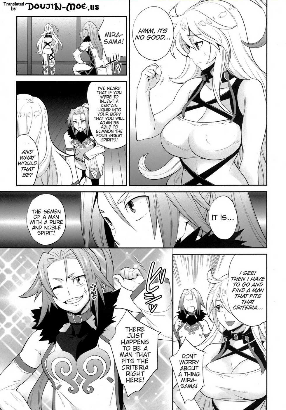 [Todd Special (Todd Oyamada)] Milla-sama to Shiroku Betatsuku Nanika | Mira-sama and the White, Sticky Substance (Tales of Xillia) [English] {doujin-moe.us} [Digital] - Page 4
